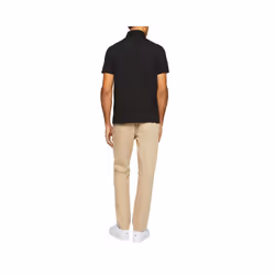 Tommy Hilfiger Mens Polo Shirts 1985 Cotton T-Shirt - Black, S