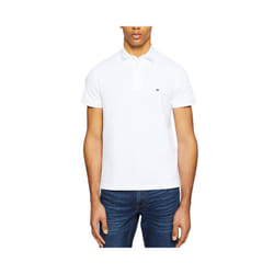 Tommy Hilfiger Mens Polo Shirts 1985 Cotton T-Shirt - White, 2XL