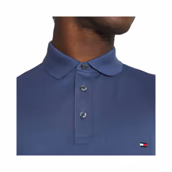 Tommy Hilfiger Mens Polo Shirts 1985 Cotton T-Shirt - Indigo, 3XL