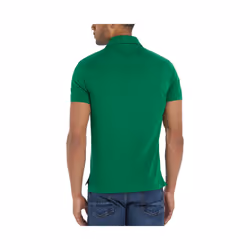 Tommy Hilfiger Mens Polo Shirts 1985 Cotton T-Shirt - Green, M