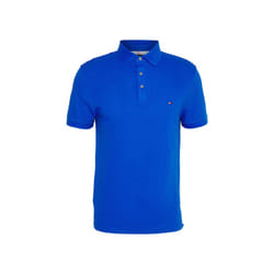 Tommy Hilfiger Mens Polo Shirts 1985 Cotton T-Shirt - Royal Blue, XS
