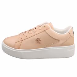 Tommy Hilfiger Platform Court Sneaker Womens Fashion Trainers in Pink Bloom - 6