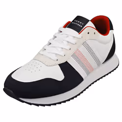 Tommy Hilfiger Runner Evo Mix Stitch Mens Casual Trainers in Desert Sky - 7