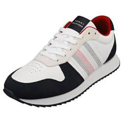Tommy Hilfiger Runner Evo Mix Stitch Mens Casual Trainers in Desert Sky - 7