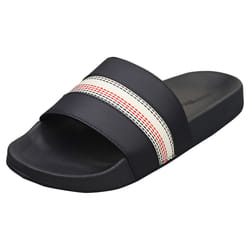 Tommy Hilfiger Corporate Stripes Pool Womens Slide Sandals in Space Blue - 4
