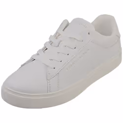 Tommy Hilfiger Essential Court Sneaker Womens Casual Trainers in White - 7.5