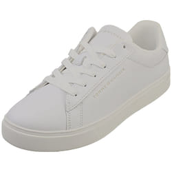 Tommy Hilfiger Essential Court Sneaker Womens Casual Trainers in White - 7.5