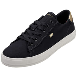 Tommy Hilfiger Vulc Sneaker Womens Casual Trainers in Space Blue - 4