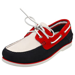 Tommy Hilfiger Core C Block Mens Boat Shoes in Red White Blue - 10.5