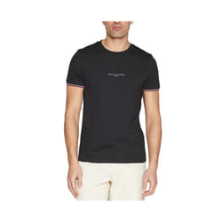 Tommy Hilfiger 32584 Mens T Shirts Tipped Logo - Black, 2XL