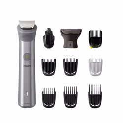 Philips All-in-One Trimmer MG5930/15 Series 5000, Silver, 0.5 mm, 1.6 cm, 1 mm, Ear, Nose, Stainless steel