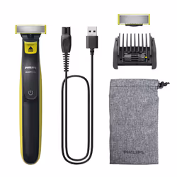 Philips Norelco OneBlade OneBlade QP2724/30 Face, Foil shaver, Grey, Lime, Contour-following technology, Dual p, QP210, QP220 ...