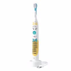 Philips For Kids Design a Pet Edition HX3601/01 Power toothbrush, Child, Sonic toothbrush, Soft, Super sensitive, Blue, White ...