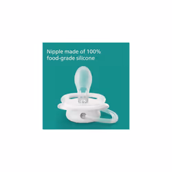 Avent Ultra Air Soother - 2 x Light, Breathable Baby Soothers for Babies Aged 18 Months Plus, BPA-Free with Steriliser Carry Case (Model SCF349/18)