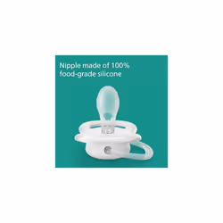 Avent Ultra air Soother - 2 x Light, Breathable Glow-in-The-Dark Baby Soothers for Babies Aged 6-18 Months, BPA-Free with Steriliser Carry Case (Model