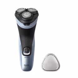 Philips Shaver 3000X Series X3053/00 Wet & Dry Electric Shaver, Rotation shaver, Black, Blue, SH30, 2 year(s), Battery, Nicke ...