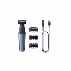 Philips BG3027/05, Wet & Dry, Battery, Black, Blue