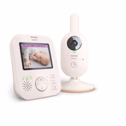 Philips AVENT Video Baby Monitor SCD881/05 Advanced, IR, 2x, 300 m, 300 m, 2.4 GHz, Camera