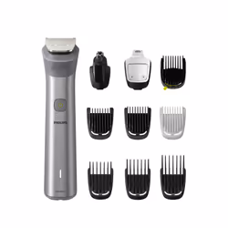 Philips All-in-One Trimmer MG5920/15 Series 5000, Stainless steel, 0.5 mm, 1.6 cm, 1 mm, Beard, Ear, Nose, Battery