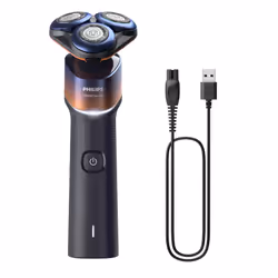 Philips Shaver 5000X series X5012/00 Wet and dry electric shaver, Rotation shaver, Blue, Orange, ComfortCut, Buttons, SkinGli ...
