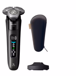 Philips i9000 X9000/10 Wet and Dry Electric Shaver with SkinIQ, Rotation shaver, Black, SkinIQ, Stainless steel, Android, iOS ...