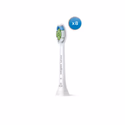 Philips Optimal White HX6068/87 8-pack brush heads, 8 pc(s), White, 3 month(s), Medium, 62000 movements per minute, Philips