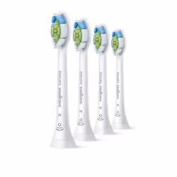 Philips Optimal White HX6064/87 4 pack brush heads, 4 pc(s), White, 3 month(s), Medium, 62000 movements per minute, Philips