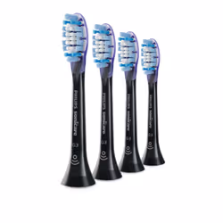 Philips Premium Gum Care HX9054/88 4 pack brush heads, 4 pc(s), Black, 3 month(s), Soft, 62000 movements per minute, Philips