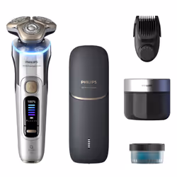 Philips i9000 Prestige Ultra XP9404/46 Wet & Dry Electric Shaver with SkinIQ Pro, Rotation shaver, Chrome, SkinIQ Pro, LCD, A ...