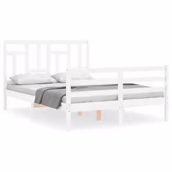 VidaXL 3194957, White, 125.5 cm, 2.06 m, 100 cm, 1200 x 2000 mm, 21 cm