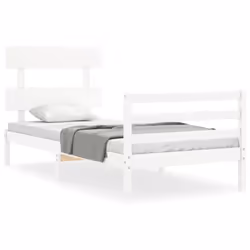 VidaXL 3195057, White, 95.5 cm, 195.5 cm, 81 cm, 900 x 1900 mm, 21 cm