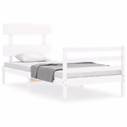 VidaXL 3195107, White, 185.5 cm, 2.06 m, 81 cm, 1800 x 2000 mm, 21 cm
