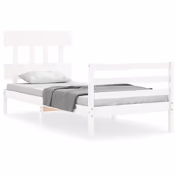VidaXL 3195122, White, 95.5 cm, 195.5 cm, 80 cm, 900 x 1900 mm, 21 cm
