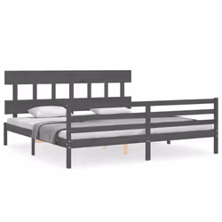 VidaXL 3195178, Grey, 2.06 m, 2.06 m, 81 cm, 2000 x 2000 mm, 21 cm
