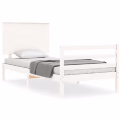 VidaXL 3195192, White, 1255 mm, 195.5 cm, 825 mm, 1200 x 1900 mm, 21 cm