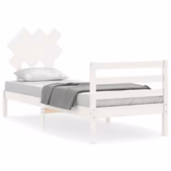 VidaXL 3195272, White, 95.5 cm, 2.06 m, 81 cm, 900 x 2000 mm, 21 cm