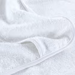vidaXL Beach Towels Bath Towels Travel Bathroom Swim Towels Fabric 400 GSM - white, 60 x 135 cm/ 4 pcs - Additional view 4