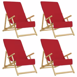 vidaXL Beach Towels Bath Towels Travel Bathroom Swim Towels Fabric 400 GSM - red, 60 x 135 cm/ 4 pcs - Additional view 7