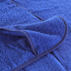 vidaXL Beach Towels Bath Towels Travel Bathroom Swim Towels Fabric 400 GSM - blue, 60 x 135 cm/ 6 pcs - Additional view 4