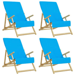 vidaXL Beach Towels Bath Towels Travel Bathroom Swim Towels Fabric 400 GSM - turquoise, 60 x 135 cm/ 4 pcs