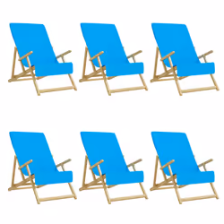 vidaXL Beach Towels Bath Towels Travel Bathroom Swim Towels Fabric 400 GSM - turquoise, 60 x 135 cm/ 6 pcs