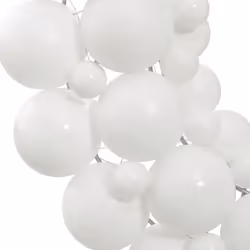 vidaXL Christmas Wreath Christmas Garland Xmas Wreath Decor 45 cm Polystyrene - white