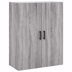 vidaXL Highboard Sideboard Storage Cabinet Side Cabinet White Engineered Wood - grey sonoma, 2 doors - Additional view 4