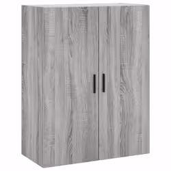 vidaXL Highboard Sideboard Storage Cabinet Side Cabinet White Engineered Wood - grey sonoma, 2 doors - Additional view 4