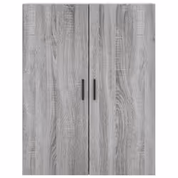 vidaXL Highboard Sideboard Storage Cabinet Side Cabinet White Engineered Wood - grey sonoma, 2 doors - Additional view 5