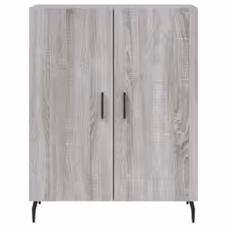 vidaXL Highboard Sideboard Storage Cabinet Side Cabinet White Engineered Wood - grey sonoma, 2 doors - Additional view 7
