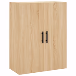 vidaXL Highboard Sideboard Storage Cabinet Side Cabinet White Engineered Wood - sonoma oak, 2 doors - Additional view 4