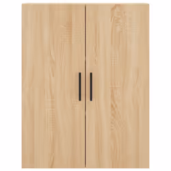 vidaXL Highboard Sideboard Storage Cabinet Side Cabinet White Engineered Wood - sonoma oak, 2 doors - Additional view 5