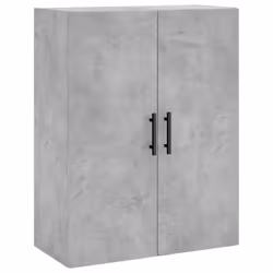 vidaXL Highboard Sideboard Storage Cabinet Side Cabinet White Engineered Wood - concrete grey, 2 doors - Additional view 4