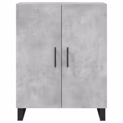 vidaXL Highboard Sideboard Storage Cabinet Side Cabinet White Engineered Wood - concrete grey, 2 doors - Additional view 7